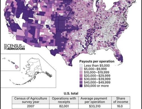 Where Crop And Livestock Insurance Payouts Per Recipient Were Highest