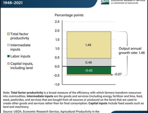 Main Source Of U.S. Agricultural Output Growth Is Productivity Improvement